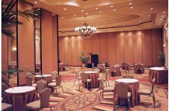 China Acoustic Mdf Board Folding Partition Walls With Aluminium Frame supplier