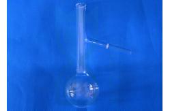 China Morse 6.5 1732℃ Optical Quartz Round Bottom Flask supplier
