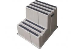 China Plastic HDPE Anti Slip Two Step Step Stool Home Hospital Use supplier