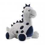 China Baby Dinosaur Polyester Stuffed Animals Toy Blue Gray PP Cotton Plush manufacturer