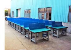China Custom Steel Construction Industrial Work Benches With Hardwood Fireproofing Board supplier