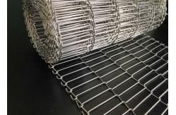 China 316SS Flat Flex Conveyor Belt , Wire Mesh Belt For Chocolate Cookies supplier