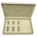 Factory custom design makeup packing box cosmetic paper gift box for essential oil with cut out EVA/ foam inset for sale