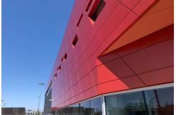 China FR B1 A2 Grade Aluminum Composite Panel Fire Rated Cladding ACP Curtain Wall supplier