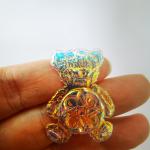 Custom Fashionable Magic Color 3D TPU Patch Washable Coat Badge for sale