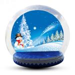 4m Big Inflatable Lawn Snow Globe / Blow Up Snow Globe Decoration for sale