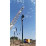 Customized Max Depth Bottom Feed Vibroflot Inverter Drive Control For Vibro Replacement Stone Column for sale