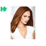 Popular Brown Color Synthetic Front Lace Wigs High Temperature Fiber Straight Hair Wig for sale