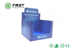 China Customized Recyclable POP Promotion Cardboard Counter Display Boxes For Retail Store supplier