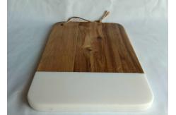 China Marble Acacia Wood Kitchen Stone Placemats Rectangular Shape supplier