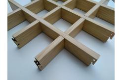 China Modern 250x250mm Grid Ceiling Thickness 0.9mm With Square Edge Design supplier