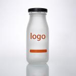 Custom Label Embossed Mini Milk Bottles for Cold Brew Coffee
