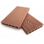 3D Terrace Veranda Teak Composite Decking Wood Plastic Composite Engineered Flooring for sale