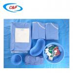 Breathable waterproof Angiography Drape Pack Sterile Surgical Drapes For Medical for sale