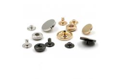 China Dull Silver Spring 8mm Metal Clothing Snaps supplier