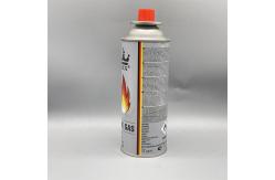 China  Butane Gas Can Straight Wall Diameter 65X158mm Refillable Aerosol Tin Can supplier