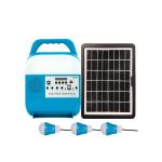 Portable Mini Solar Power Kits For Home With Music Speaker Systems Fan Solar Energy And Light 5W 6V for sale