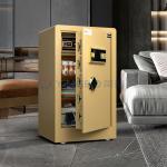 Dual Alarm Biometric Fingerprint Lock Home Safe Box For Security