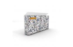 China 1x0.2x1m Galvanized 5mm Stone Gabion Baskets Wall supplier