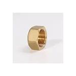 Female Thread Copper Pipe End Caps Brass Plumbing Pipe Fitting for sale