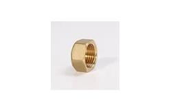 China Female Thread Copper Pipe End Caps Brass Plumbing Pipe Fitting supplier