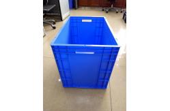 China Virgin Polyethylene Blue 600*400 mm Euro Stacking Containers With Loading Capacity 40kg supplier