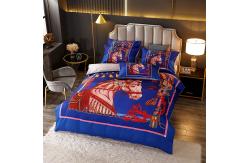 China Home Luxury Bedding Set with Matching Curtains and Customizable Duvet Cover supplier
