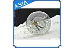 China Clear Inflatable Human Hamster Ball ,  Zorb Ball Used On Snow supplier