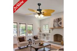 China Silent Motor Remote Control Classic Ceiling Fans With Light Five Blades supplier
