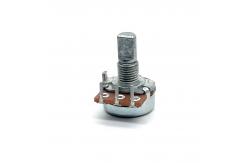 China 70N Single Gang Potentiometer 16mm 5k Potentiometer With On Off Switch supplier