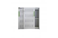 China Knock Down Sliding Door Metal Filing Cabinets With Handle Lock supplier