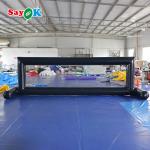Pvc Inflatable Volleyball Court Pool Inflatable Water Volleyball Court for Outdoor Water Games for sale