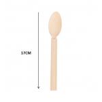 6.7inch Disposable Bamboo Cutlery Biodegradable Bamboo Spoons For Party for sale