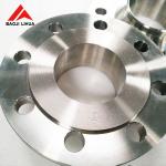 Flat Face Weld Neck Flange , Forged Chemical Industry Titanium Flange for sale