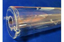 China Double Layer Fused Silica Glass Tube For Laboratory Research supplier