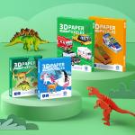 Unisex 3D 4 Pack Vivid Craft Kits Preschool Jigsaw Puzzle For Family Night Fun for sale