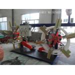 High Speed Plastic Pipe Extrusion Line , Carbon Spiral Reinforcing HDPE Pipe Extrusion Line for sale