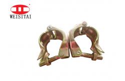 China Jis 110 Degree Double Clamp Pressed Swivel Coupler For Scaffolding supplier