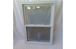 China Double Hung UPVC Glass Vertical Window Modern Up Down Sliding Design supplier