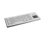 IP65 desktop metal compact keyboard with touchpad industrial pc keyboard