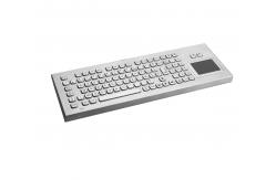 China IP65 desktop metal compact keyboard with touchpad industrial pc keyboard supplier