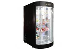 China 360 Rotation Flower Vending Machine With Transparent Shelf Refrigerated Humidification System supplier