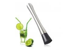 China 8.26 Inch Stainless Steel Cocktail Muddler Fruit Based Drinks Mojitos Muddler supplier