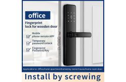 China Intelligent Access Control Door Lock S819 with Tuya TTlock and Remote Control supplier