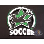 Die Casting Zinc Alloy Soft Enamel Metal Soccer Glow In The Dark Medals For Any Events for sale