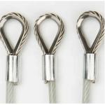 3 Heavy Duty Wire Rope Sling With Thimble Enhanced Durability & Protection for sale