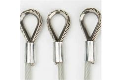 China 3 Heavy Duty Wire Rope Sling With Thimble Enhanced Durability & Protection supplier