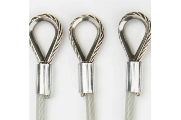 3 Heavy Duty Wire Rope Sling With Thimble Enhanced Durability & Protection