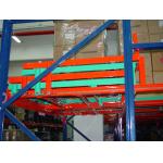Multi Level Push Back Racking For Factory Warehouse Storage OEM / ODM for sale
