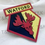 Silk Screen Printed Label Heat Transfer Patches Silicone For Garment for sale